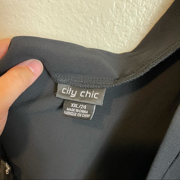 NWT City Chic Black Off Shoulder Jumpsuit - Picture 5 of 8